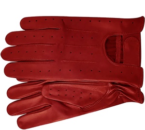Venta al por mayor de guantes de cuero de los hombres de calidad superior de Pakistán pantalla táctil compatible precio barato para uso al aire libre de moda - Product Image 3