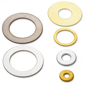 Arandela plana dividida en cuña de aluminio estándar Din, acero al carbono galvanizado en zinc azul blanco amarillo liso con acabado inoxidable - Product Image 1