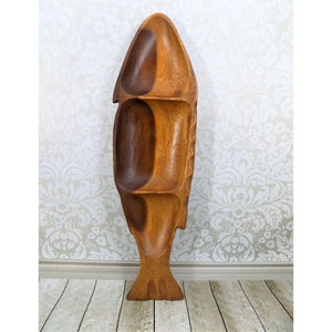 Assiette et plateau à dessert en bois massif faits à la main, ustensiles de cuisine élégants de qualité supérieure, idéaux pour les mariages et les événements spéciaux - Product Image 4