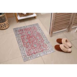 Tapis imprimé : Floral, Salle de bain, Entrée, Antique, Turc, Bohème, 3D, Mariage, Rouge, Tapis à poils doux - Product Image 5