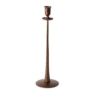 Candelabro Moderno Minimalista de Aluminio con Acabado Bronce Antiguo, Elegante Candelabro Alto de Metal para Mesa de Comedor, Decoración del Hogar - Product Image 1