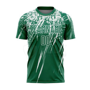 Camiseta de fútbol personalizada transpirable Impresión de sublimación completa, servicio de nombre y logotipo del club para todos los grupos de edad - Product Image 1