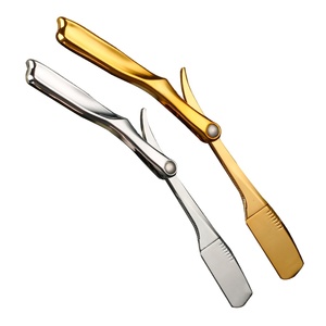 Maquinilla de afeitar profesional de acero inoxidable de alta calidad, herramientas de depilación para salones de belleza - Product Image 1