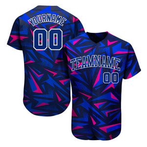 Color personalizado y tamaño precio barato sublimación béisbol Jersey equipo desgaste manga corta sublimación béisbol Jersey - Product Image 1