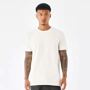 Nueva llegada de los hombres 100% algodón cuello redondo gimnasio ropa de calle camiseta de alta venta transpirable Fitness Casual camiseta de entrenamiento - Product Image 1