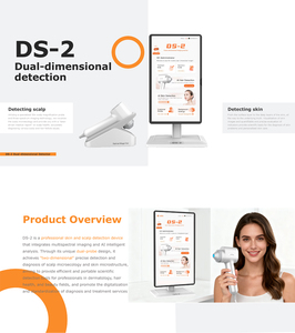 Appareil d'analyse 2-en-1 pour la peau et les cheveux, analyseur de problèmes cutanés et capillaires avec 1 poignée - Product Image 3