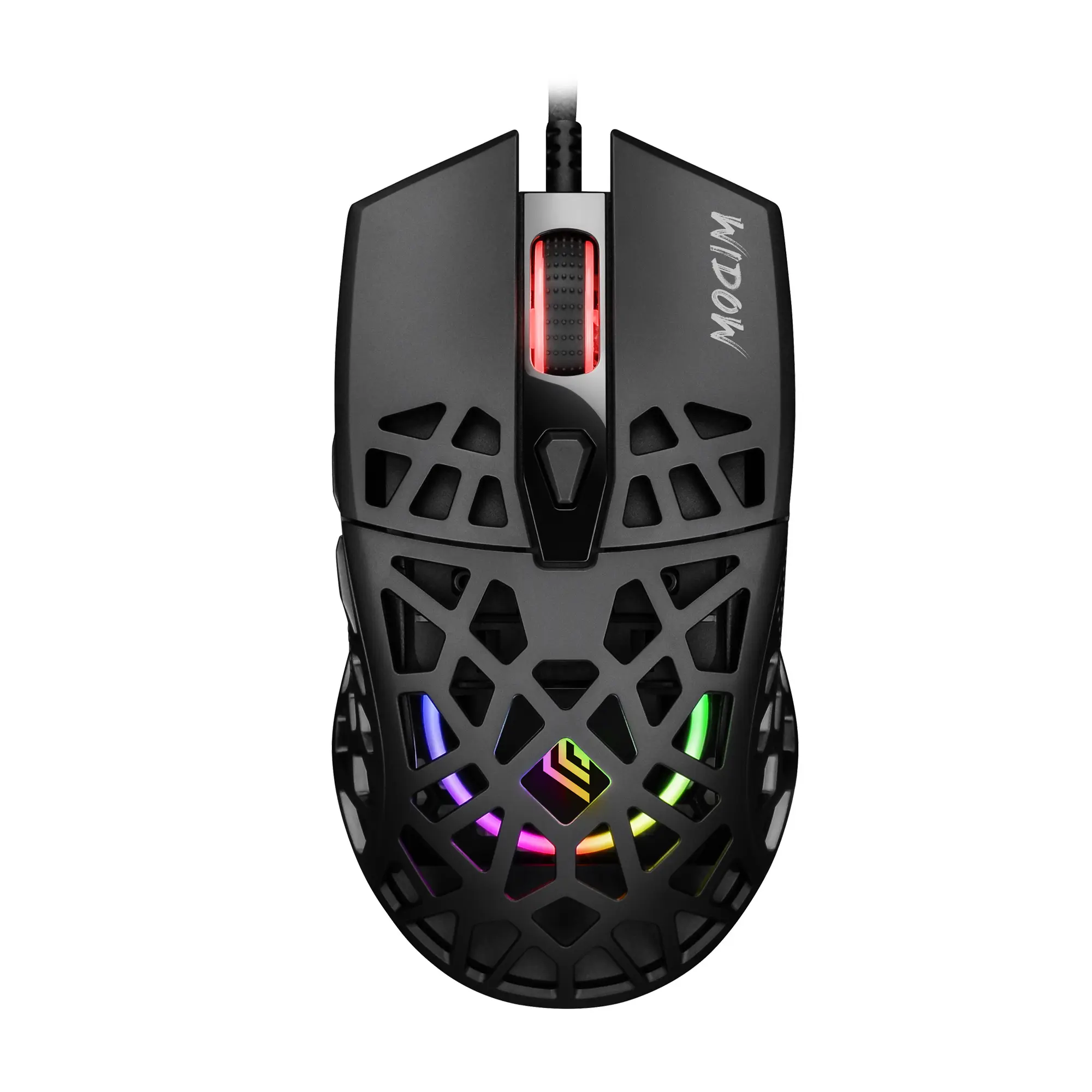 Gaming Mouse RGB Honeycomb USB Wired 7200DPI Computer Optical Mice Sensor Pixart 3212 for PC Laptop Gamer