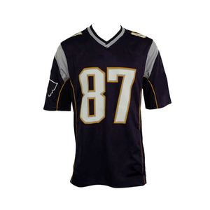 Venta al por mayor de ropa deportiva de primera calidad personalizado corto de fútbol americano Jerseys transpirable de tela suave clubes de verano OEM ODM servicio - Product Image 5