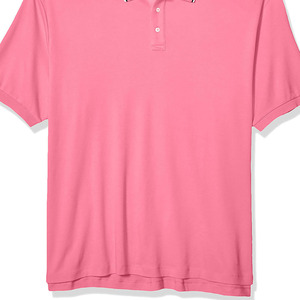 Polo homme à logo brodé, best-seller, uni, décontracté, polo de golf pour homme, respirant, manches courtes, couleur rose, polo homme - Product Image 6