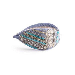 Bandeau polyvalent pour femmes avec perles de rocaille cousues à la main et bande confortable et douce, adapté à toutes les saisons et à toutes les tenues - Product Image 2