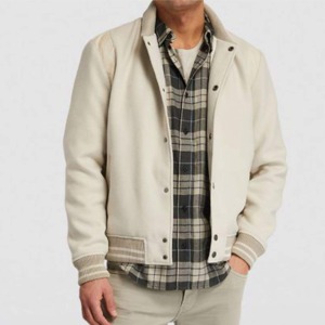 Vestes d'université pour hommes de grande taille vestes d'université en gros veste d'université Letterman unie avec logo personnalisé pour hommes - Product Image 6