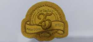 Badges Wok brodés à la main Emblèmes en polyester patchs avec fil d'aluminium pour étiquettes de vêtements techniques tissées - Product Image 6