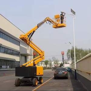 Jlg ลิฟต์ยกบูมเหล็กไฮดรอลิกดีเซลไฮดรอลิกแบบ600AJ อุปกรณ์เก็บเชอร์รี่แบบยืดหดได้น้ำหนัก227กก. สำหรับใช้ในการก่อสร้าง - Product Image 1