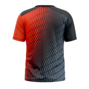 Haute qualité personnalisé imprimé Sublimation t-shirts mode O cou Slim Fit Gym t-shirts à manches courtes hommes sublimés t-shirts - Product Image 6