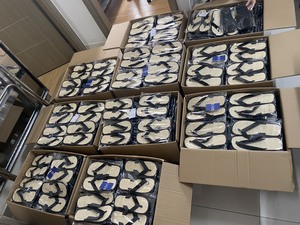 Zapatillas de paja de algas marinas, Chanclas, sandalias para mujeres y niñas, moda hecha a mano para interiores y exteriores, hogar, Spa, Hotel, paja, verano, Loto Azul - Product Image 6