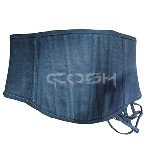 Corset de maintien de la taille en ripstop noir, durable, sous le buste, ceinture, fabricant de corsets sur mesure OEM/ODM |   Cosh International - Product Image 1