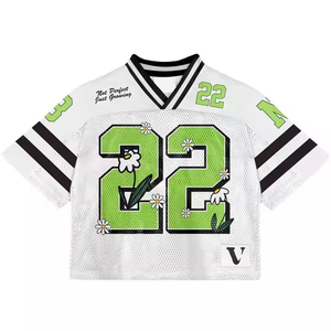 Camiseta de fútbol americano con logotipo personalizado, uniforme de verano de alta calidad con diseño de corte perfecto - Product Image 5