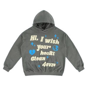 Sweat à capuche en polaire décontracté pour homme, design personnalisé, avec poche imprimée en relief - Haute qualité, derniers fournisseurs pakistanais - Product Image 1