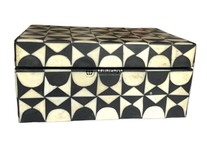 Elegante caja de incrustaciones de hueso y fregona para regalo elegante organizador de joyas decorativas hecho a mano para interiores modernos Tradebyd - Product Image 2