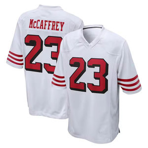 Camiseta personalizable de fútbol americano con malla transpirable y parche bordado de manga corta MOQ bajo precio de fábrica - Product Image 4