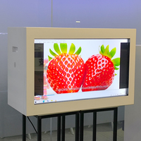 Vitrina Publicitaria con Pantalla LCD Transparente de 21.5 Pulgadas