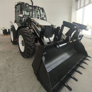 Envío gratis Hidromek HMK 102 S rueda retroexcavadora CE EPA aprobado para la venta con cargador frontal y accesorio de retroexcavadora - Product Image 3