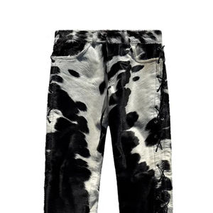 Pantalon en cuir de vachette pour homme de qualité supérieure, design de fabricant, coupe ajustée, prix de gros, pantalon en cuir de vachette pour homme - Product Image 2