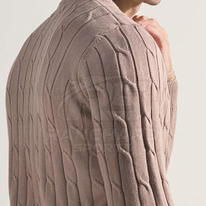 Pull en laine épaisse pour homme, pull chaud et élégant pour l'hiver, pull tendance pour homme, pull doux et chaud, vêtements décontractés - Product Image 4