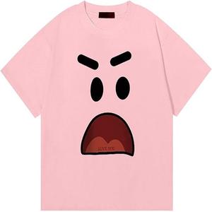 High Quality 100% Cotton Summer Unisex T-Shirt Mens Womens Oversized <b>Graphic</b> <b>Tee</b> Custom LOGO Fully Printed Abstract Knitted - Product Image 2