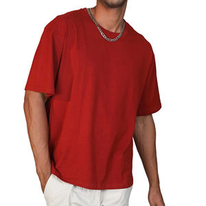 Venta al por mayor 2025 cuello redondo hombres camiseta de gran tamaño logotipo personalizado algodón/poliéster timbre ODM OEM diseño personalizable - Product Image 1