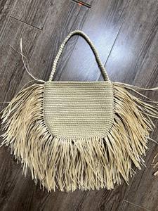 Sac seau en raphia au crochet de haute couture du fabricant BAOMINH Design unique pour les femmes en gros - Product Image 2