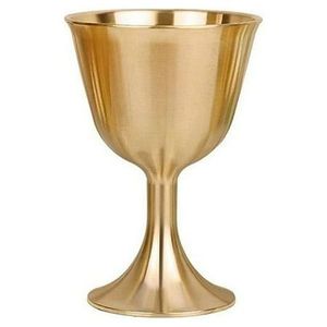 Ethnic handcrafted brass <b>cup</b> with traditional design work suitable for religious prayers tea serving or classic decor - Product Image 4