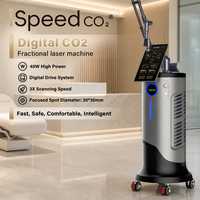 Perfectlaser Wholesale 40W Système de Commande Numérique à Motifs de Balayage Ajustables, Machine Laser CO2 Fractionnel à Faisceau de Visée Infrarouge