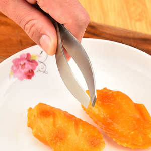 ที่คีบก้างปลาแบบพกพาขนาดเล็ก ทำจากสแตนเลส ราคาโรงงาน สำหรับเชฟและใช้ในครัว - Product Image 4