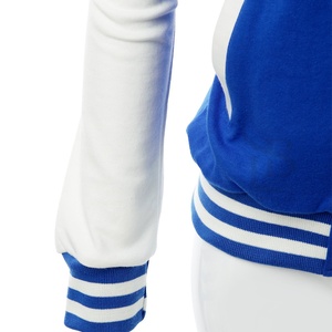 Vestes universitaires légères pour femmes avec fermeture à un bouton, impression de logo personnalisé, style streetwear, manches complètes, OEM 2025 - Product Image 6