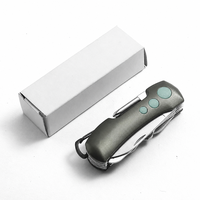 Couteau de poche pliable multifonctionnel en acier inoxydable avec manche en alliage d'aluminium, outil EDC pour la randonnée en plein air