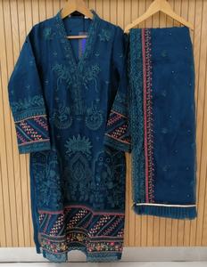 Robe de soirée indienne/portugaise, dernière Collection de robes 3 pièces, produit le plus vendu 2022 - Product Image 3