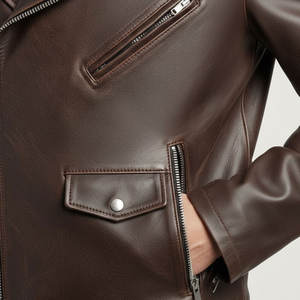 Chaqueta de Motociclista para Hombre, Estilo Ajustado, para Conducir y Ropa Casual de Calle - Product Image 6