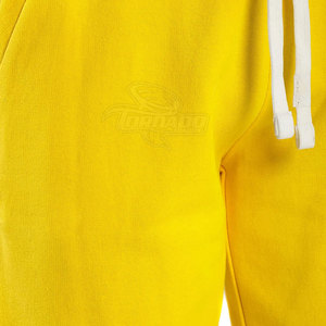 กางเกงขาสั้นขนแกะผ้าฝ้ายสีทึบย้อมธรรมดากางเกงขาสั้นขนแกะมาใหม่ออกแบบเองทํากางเกงขาสั้นผู้ชาย - Product Image 5