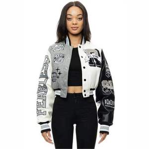 2023 Wholesale Custom Logo Varsity College <b>Jackets</b> Men Women High Fabric Plus Size Plain Letterman Varsity <b>Jackets</b> Manufactured - Product Image 3