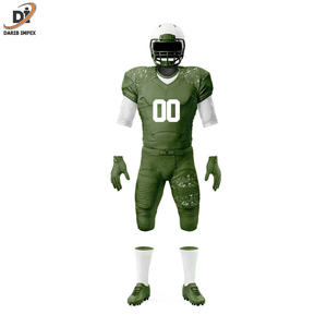 El más nuevo diseño, uniforme de fútbol transpirable de tamaño adulto, MOQ bajo, equipo de entrenamiento de equipo de fútbol americano para hombres, directo de fábrica - Product Image 2