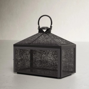 Adorable lanterne marocaine découpée au laser pour la décoration intérieure décoration de la chambre jardin et décor de fête utilisation lanternes en métal - Product Image 2