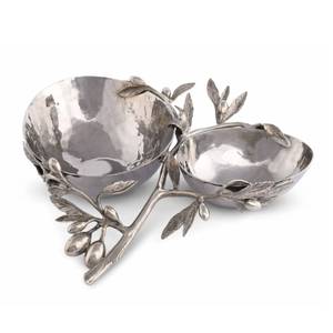 Bols à chocolat en aluminium doré poli à motif de feuilles, bols de service modernes, décoration de table, maison, hôtel, restaurants, vente en gros - Product Image 3