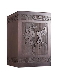 Cremation Urns for Human <b>Ashes</b> Adult Male Female, Wooden Hummingbird Urns Box and Casket for <b>Ashes</b> Men Women Child, Pets Cat <b>Dog</b> - Product Image 1