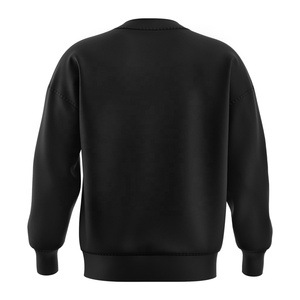 Sweats épais surdimensionnés coton polaire blanc personnalisé bouffée impression hommes et femmes sweats pour Streetwear - Product Image 3