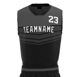 เครื่องแบบบาสเก็ตบอลสำหรับเยาวชนชุดเล่นกีฬาออกใหม่ออกแบบโลโก้ของคุณเอง - Product Image 4