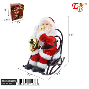 Di alta qualità elettrico che suona il sassofono Santa Claus 24PCS/CS alla moda peluche per la decorazione di natale per i centri commerciali - Product Image 1