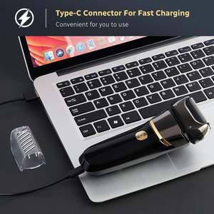 Afeitadora Eléctrica para Hombre, Afeitadora de Lámina Húmeda y Seca con Pantalla LED de Energía, Afeitadora Inalámbrica Impermeable IPX7 para Uso Corporal - Product Image 2