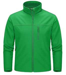 Windproof Breathable Softshell Armoured Motorbike Jacket for Men Fleece Lining Removable <b>Pads</b> Reflective Safety Details All - Product Image 3