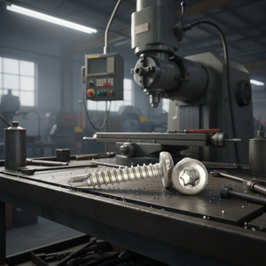 Vis autoforeuses à tête bombée en acier inoxydable, classe 8, filetage standard, haute résistance, résistant à la corrosion, métrique/pouce, métal - Product Image 1